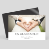 Magnet rectangulaire personnalisé mariage